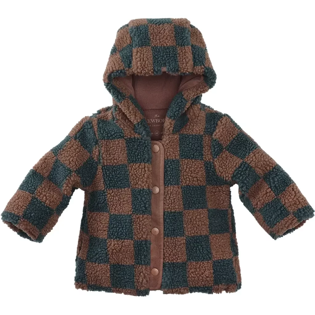 Jasje teddy blokken Naim (amber brown)