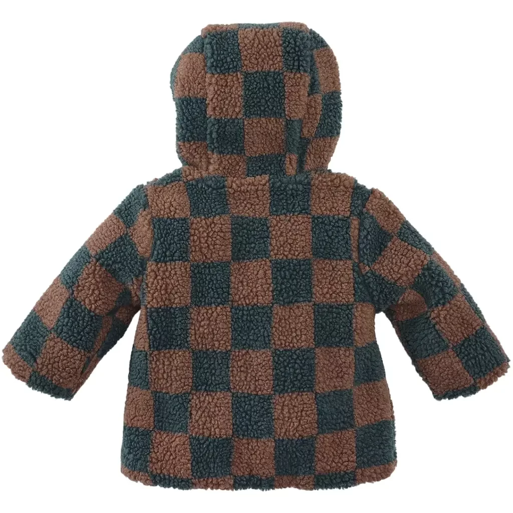 Jasje teddy blokken Naim (amber brown)