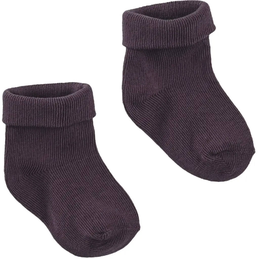 Baby sokjes Sama (frosted plum)