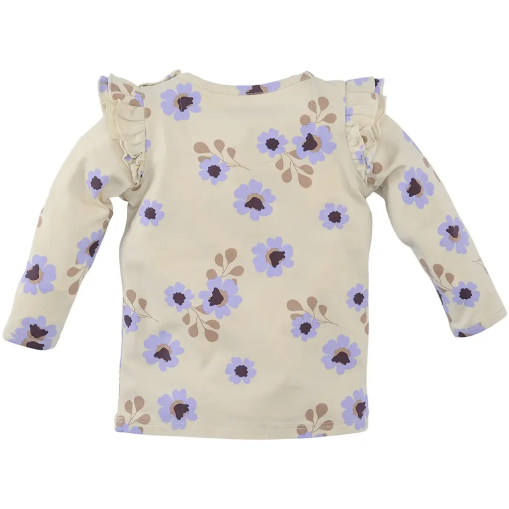 Longsleeve bloemen Elizan (vanilla cream)