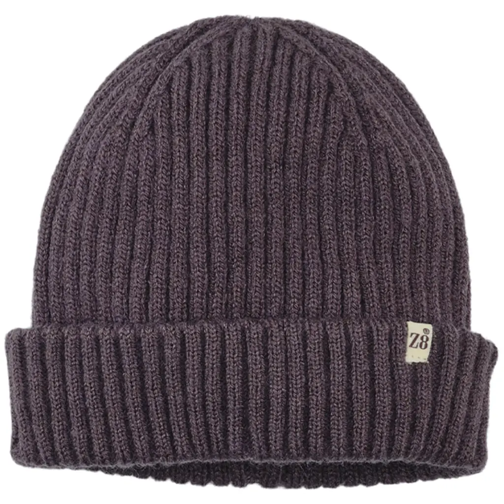 Gebreid mutsje Mayar (frosted plum)