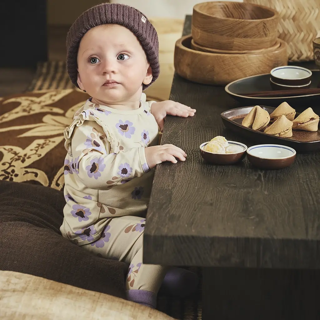 Longsleeve bloemen Elizan (vanilla cream)