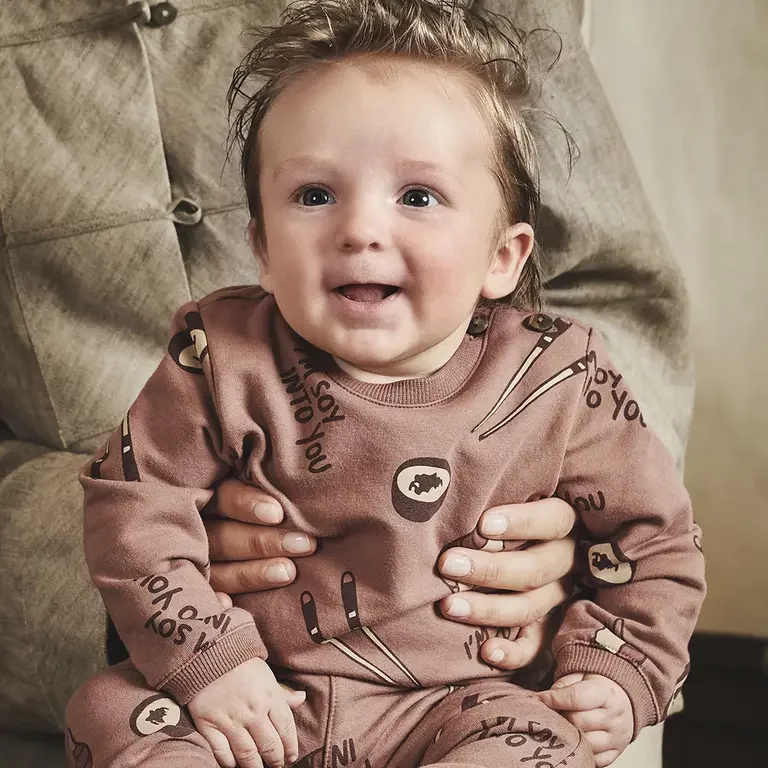 Truitje print Ramy (amber brown)