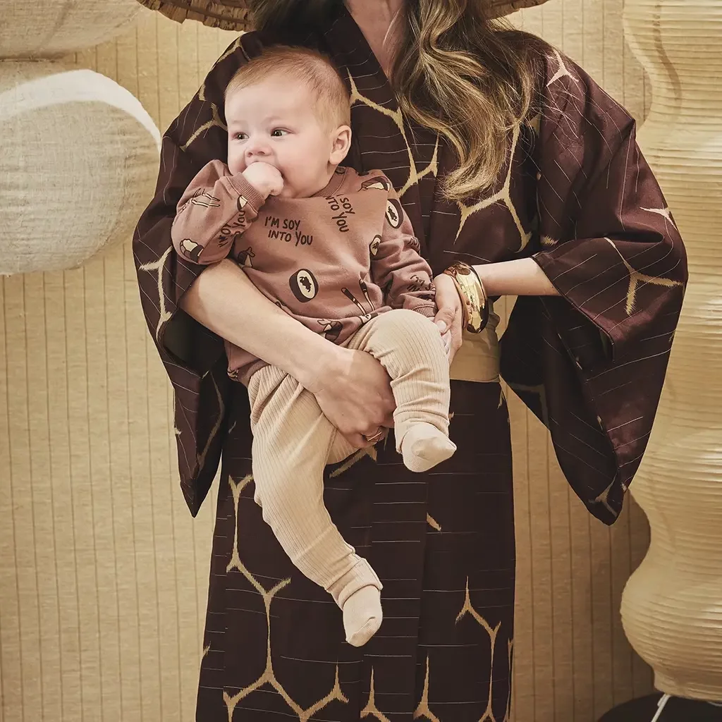 Truitje print Ramy (amber brown)