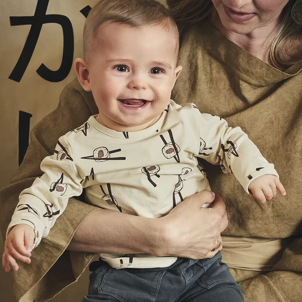 Longsleeve sushi Quirijn (vanilla cream)