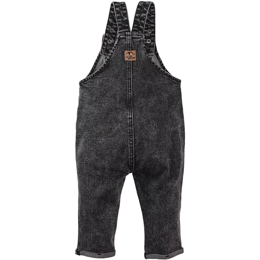 Spijker tuinbroek Stian (black denim)