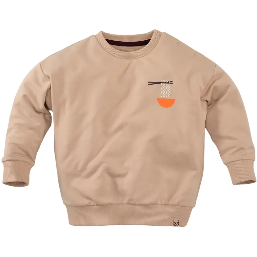 Trui sweat Tiemen (nougat)