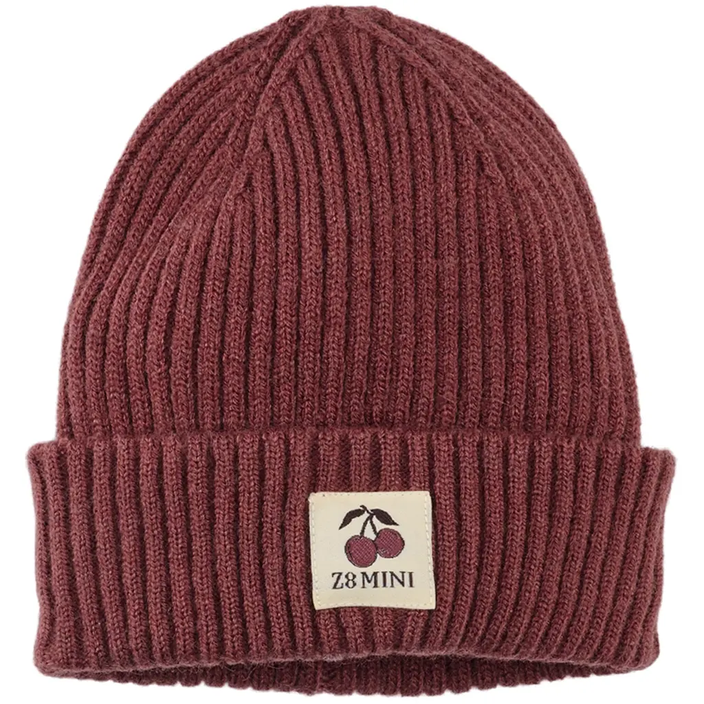 Gebreide muts Torin (spicy mauve)