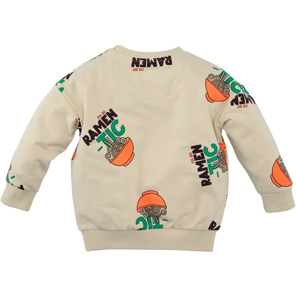 Trui sweat Ralf (vanilla cream)