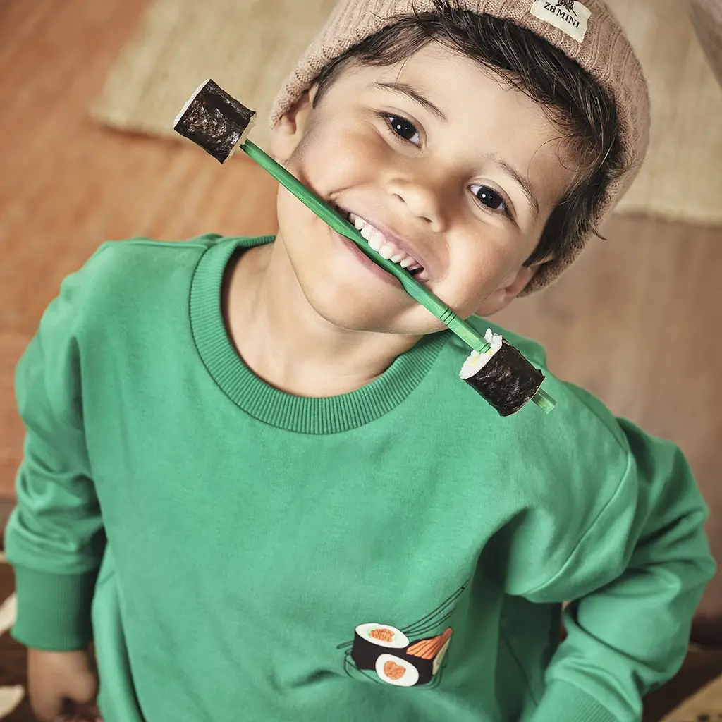 Trui sweat Tijl (jelly bean)