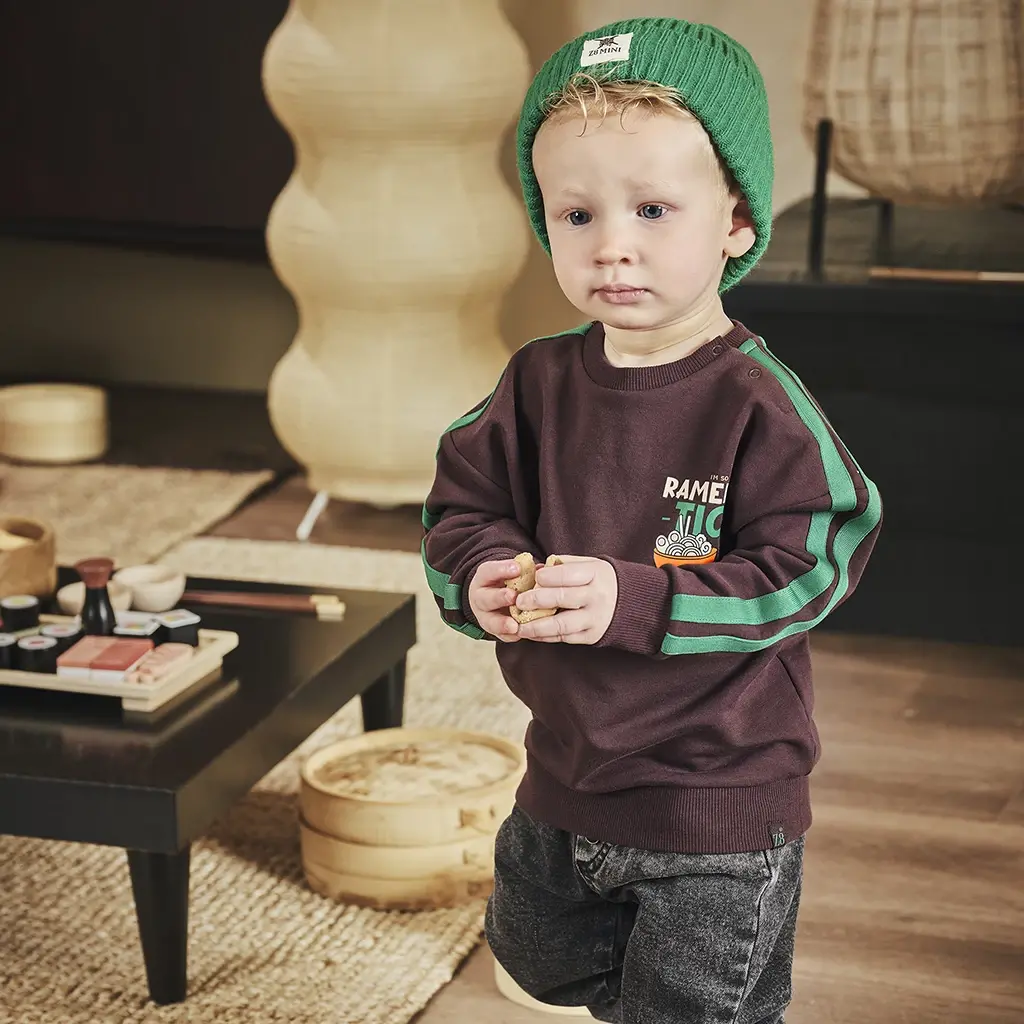 Gebreide muts Torin (jelly bean)