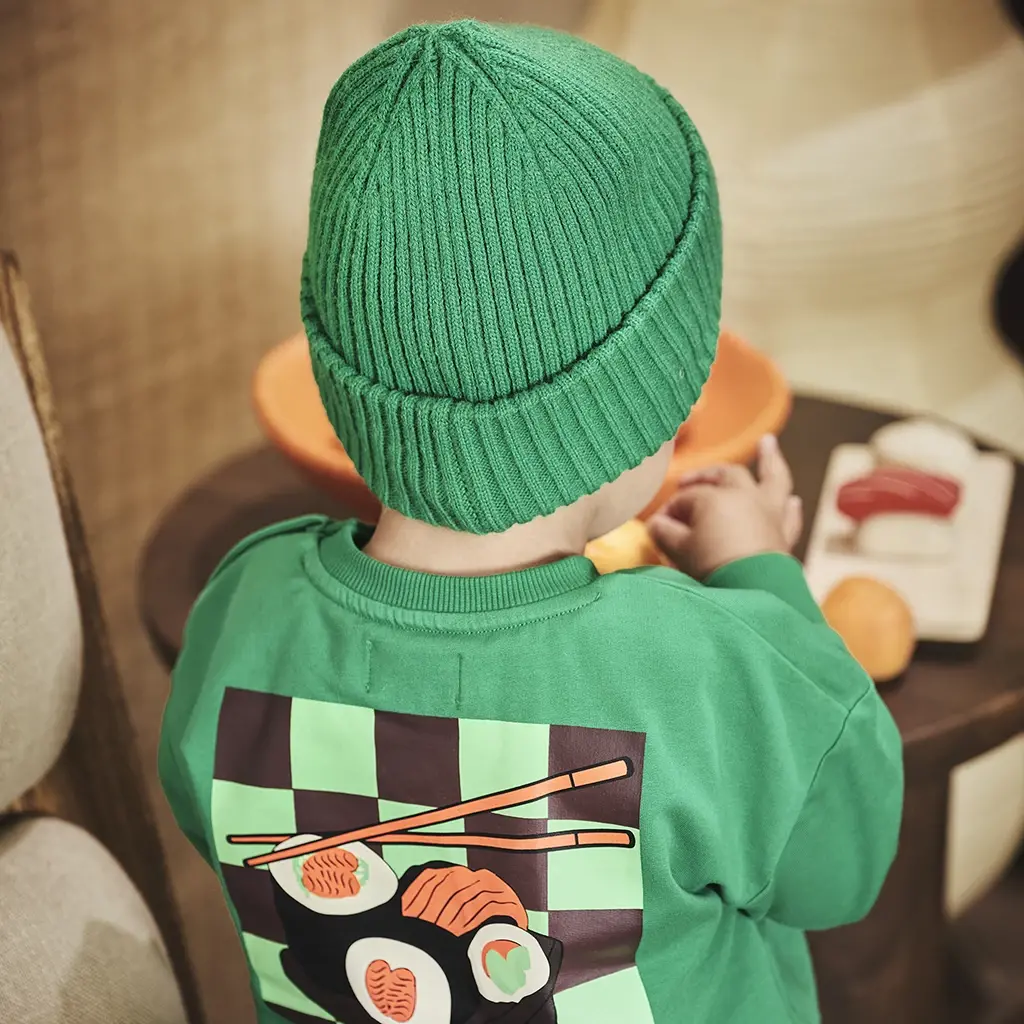 Gebreide muts Torin (jelly bean)