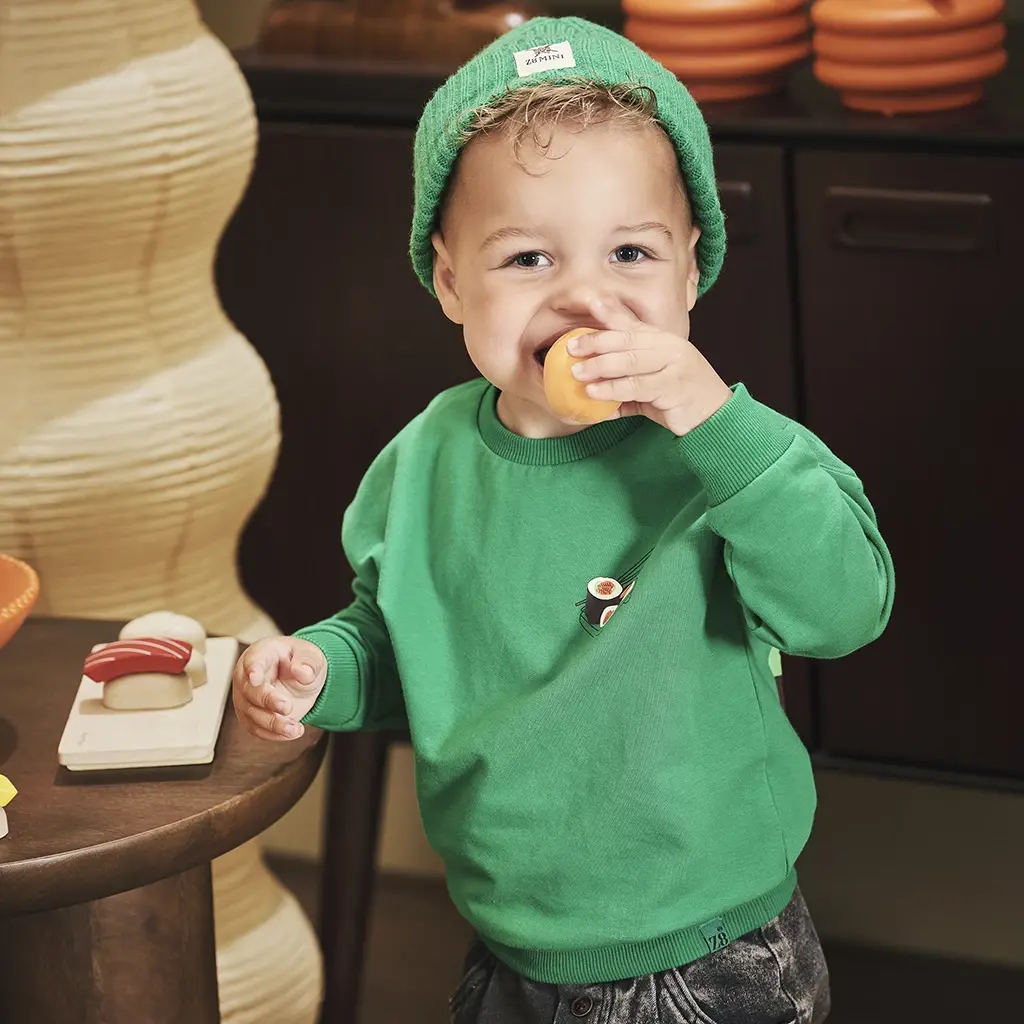 Gebreide muts Torin (jelly bean)