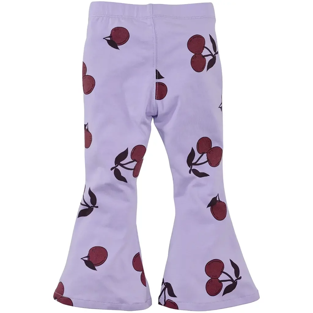 Broek kersen FLARED Nicolien (morning violet)