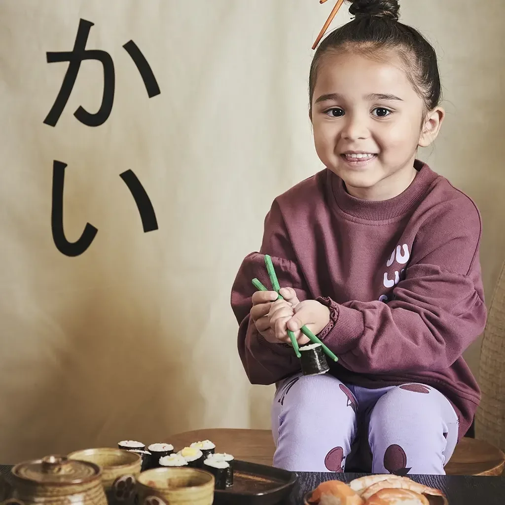 Broek kersen FLARED Nicolien (morning violet)