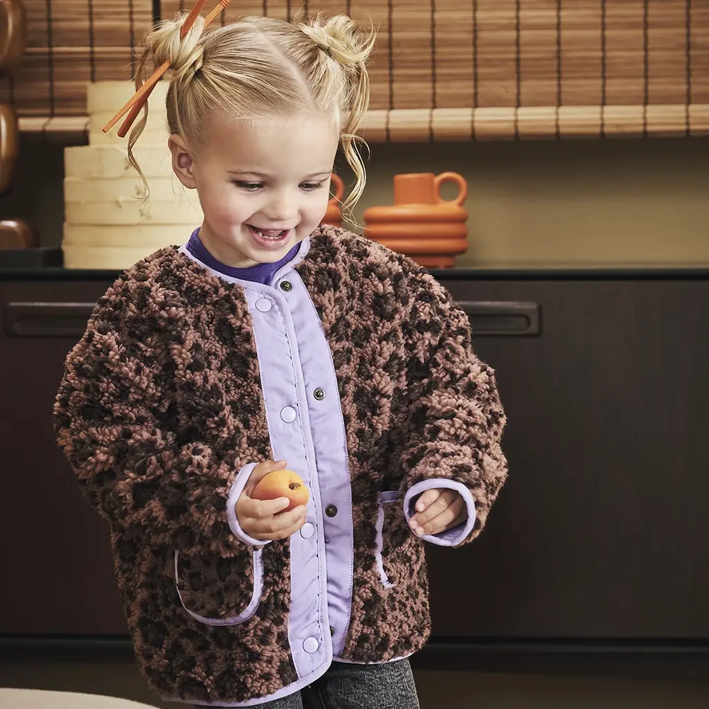 Borgvest teddy panter Liene (amber brown)