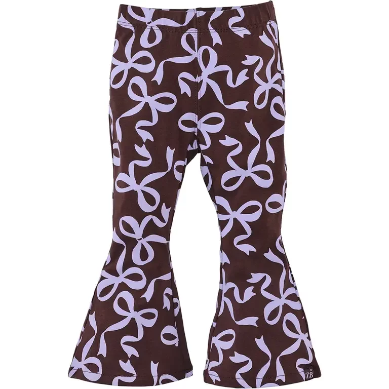 Broek strikken FLARED Sevim (crushed cloves)