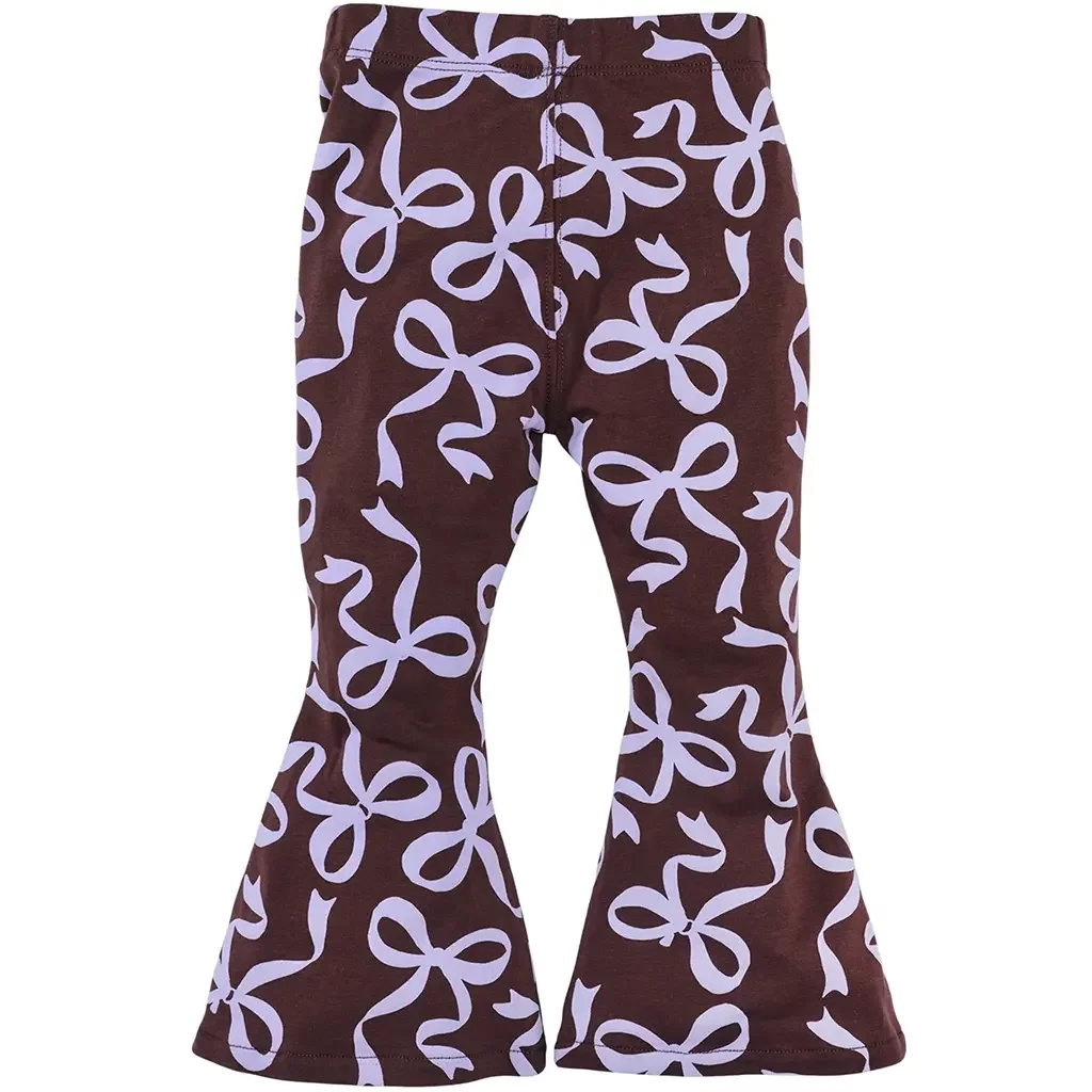 Broek strikken FLARED Sevim (crushed cloves)