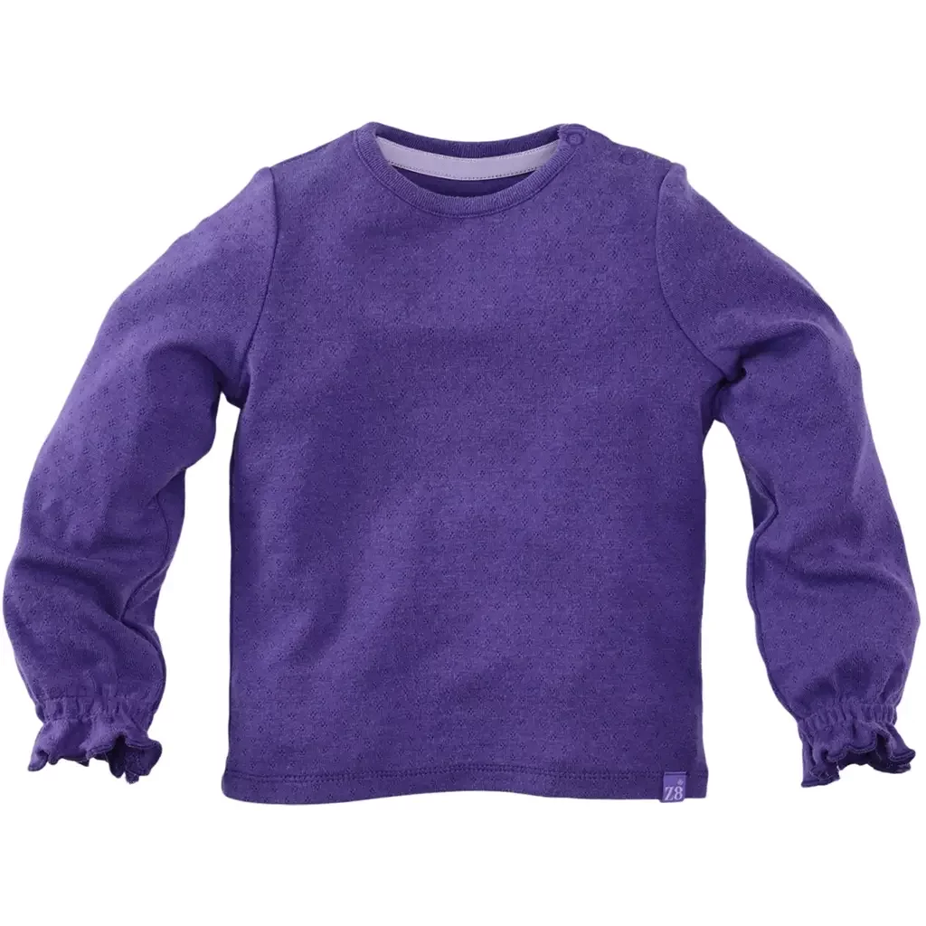 Longsleeve pointelle Violette (purpureus)