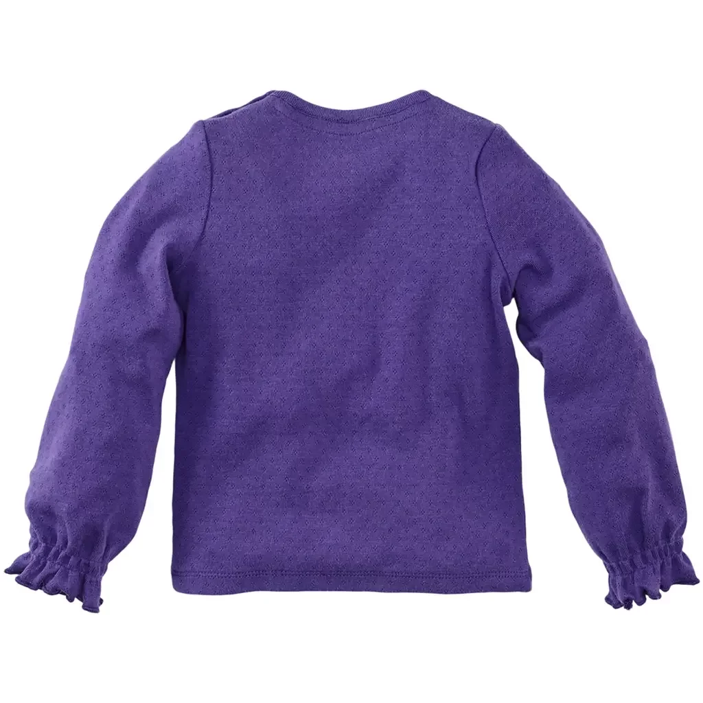Longsleeve pointelle Violette (purpureus)