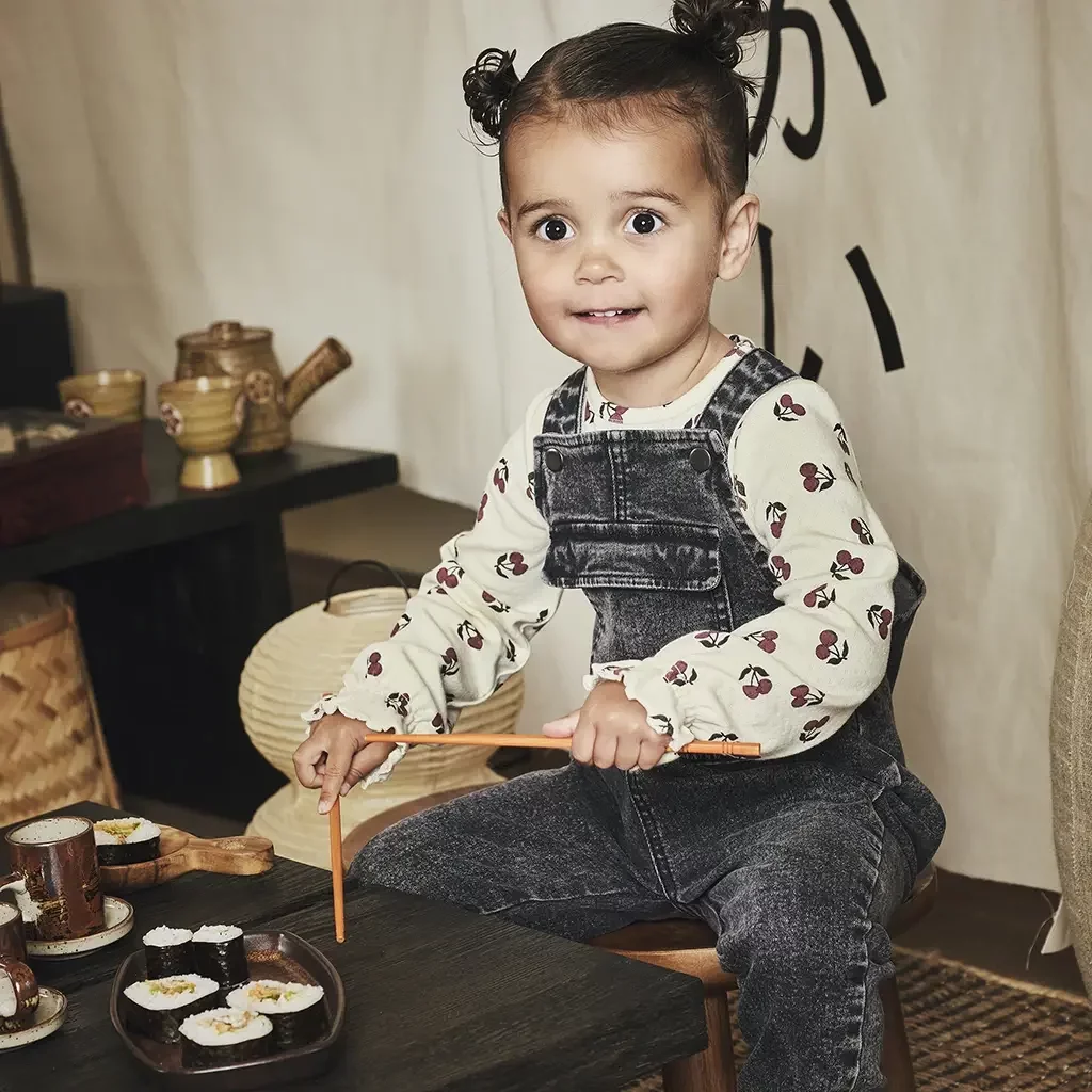 Longsleeve pointelle Hinde (vanilla cream)