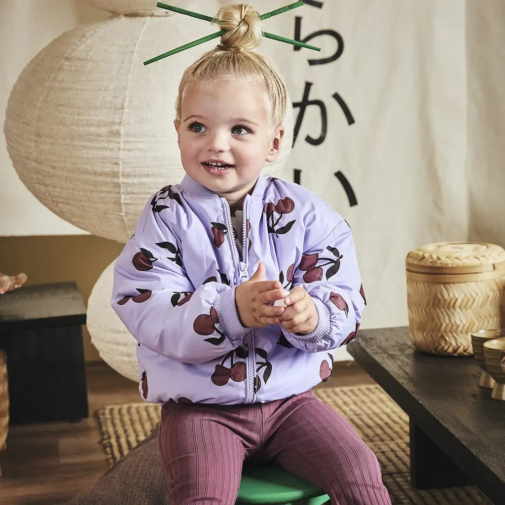 Broek FLARED rib Jolieke (spicy mauve)