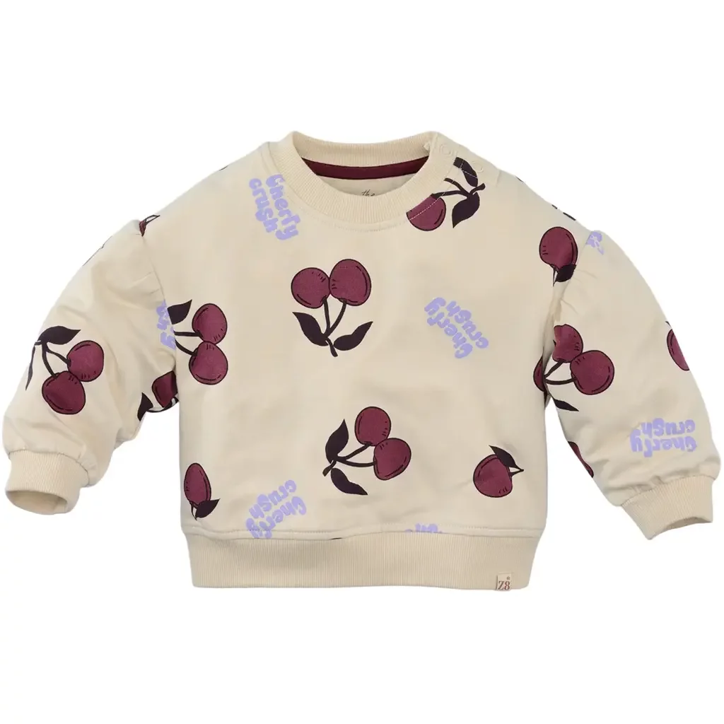 Trui sweat Liefe (vanilla cream)