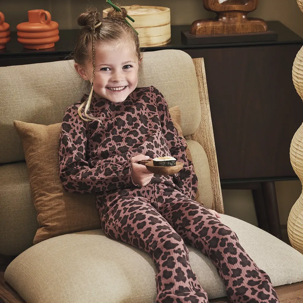 Longsleeve rib Jaina (amber brown)