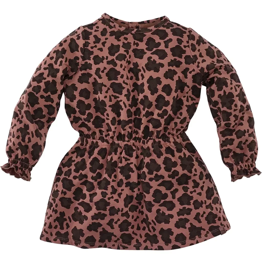 Jurk panter Gracie (amber brown)