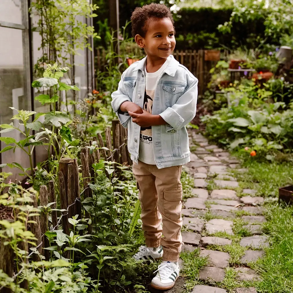 Broek twill cargo (latte sand)