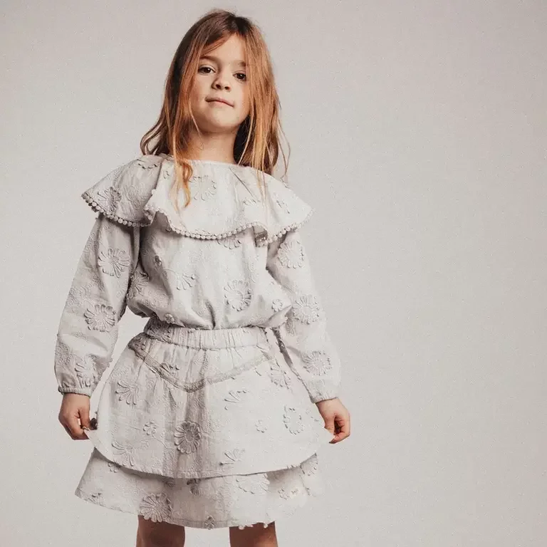 Blouse Flor (blue steel)