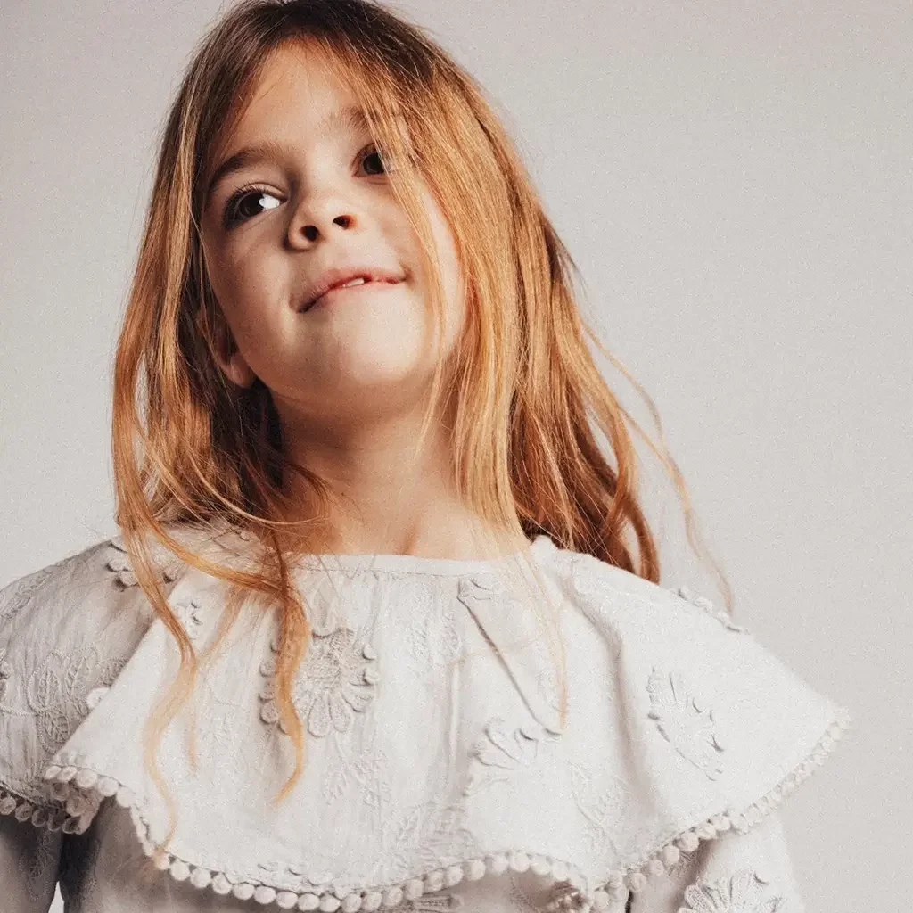 Blouse Flor (blue steel)