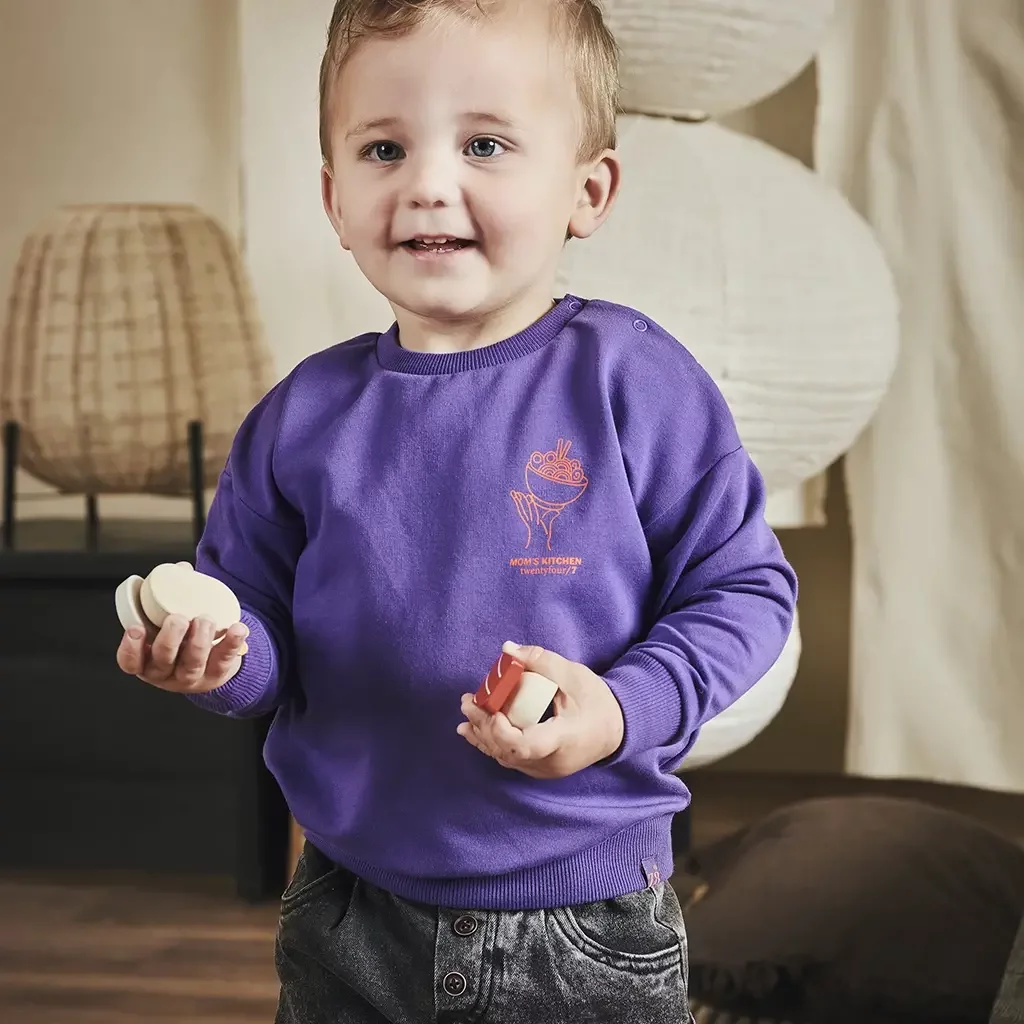 Trui sweat Teun (purpureus)