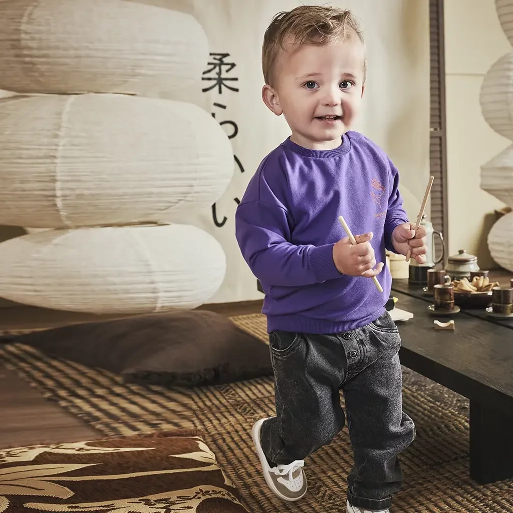 Trui sweat Teun (purpureus)