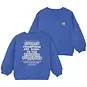 Daily7 Trui oversized backprint (dusty kobalt)