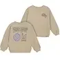 Daily7 Trui oversized backprint (latte sand)