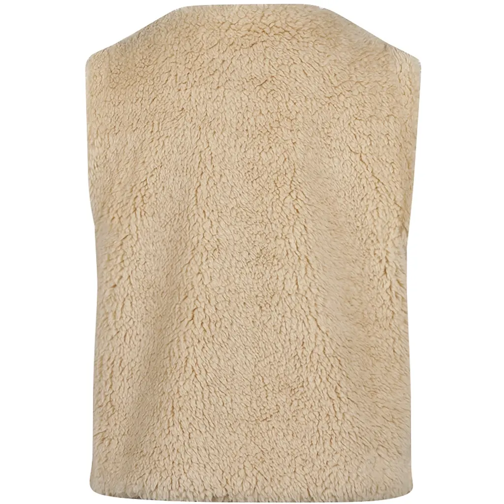Gilet teddy (off white)