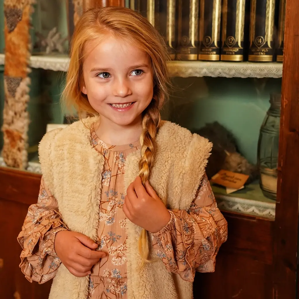 Gilet teddy (off white)