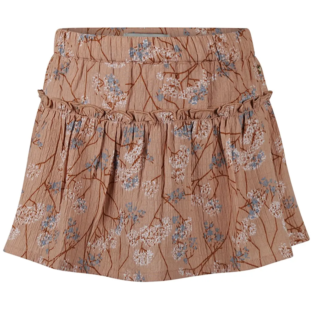 Rokje met binnenbroekje (caramel brown)