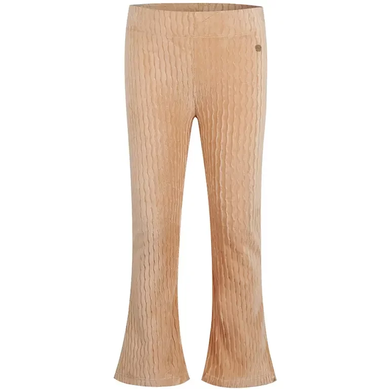 Broek flared (caramel brown)