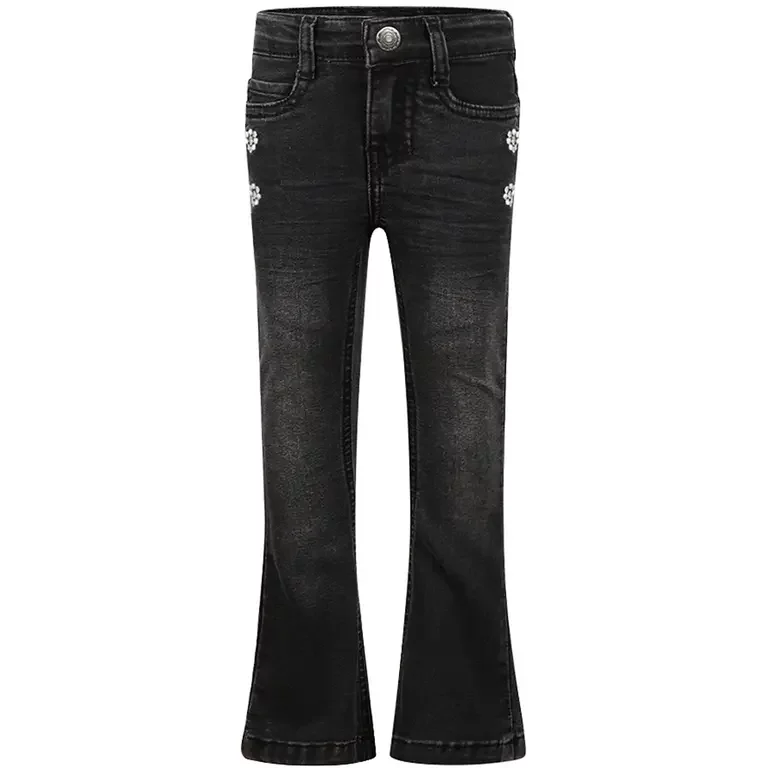 Broek flared (black jeans)