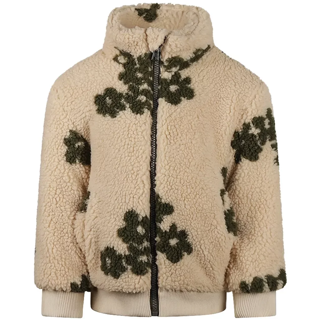 Winterjas teddy (off white)