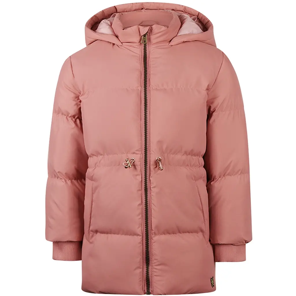 Winterjas parka (dark old pink)