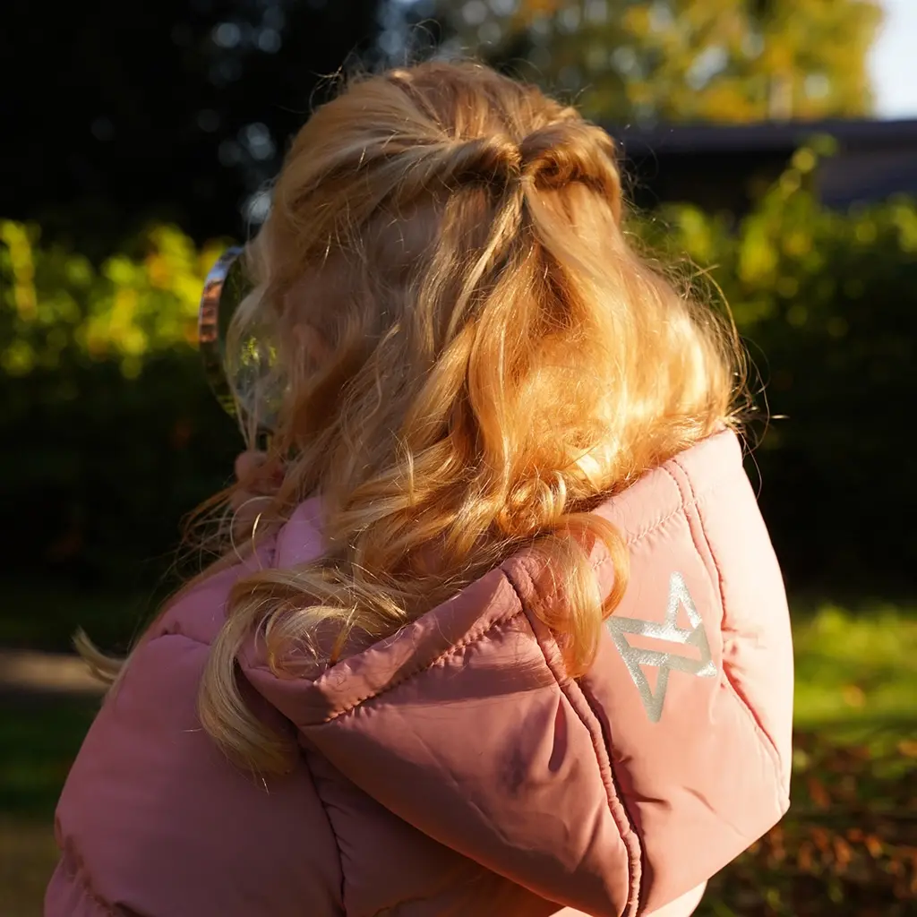 Winterjas parka (dark old pink)