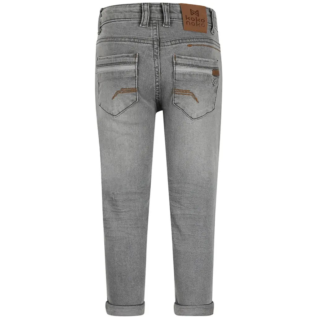 Spijkerbroek loose fit (dark grey jeans)