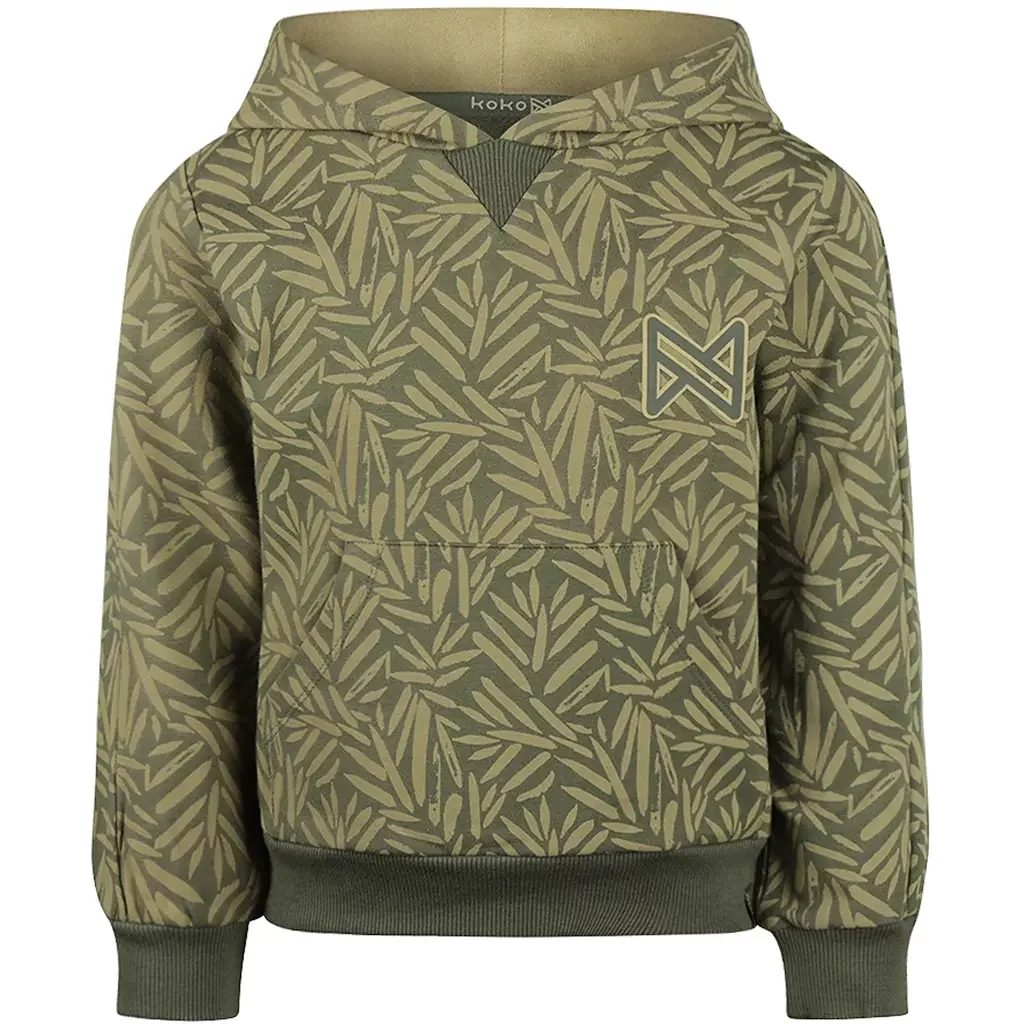 Trui hoodie (army green)