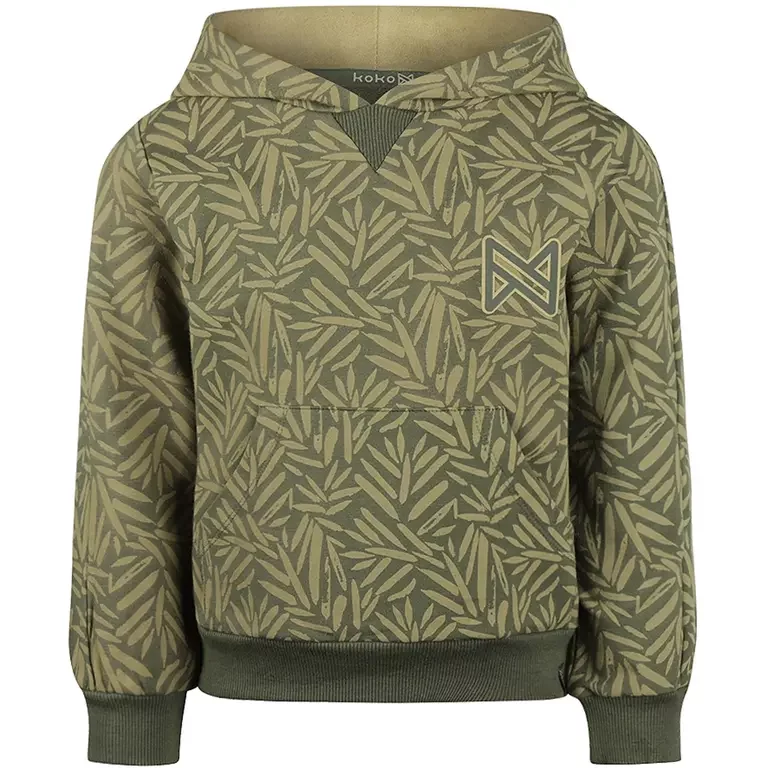 Trui hoodie (army green)
