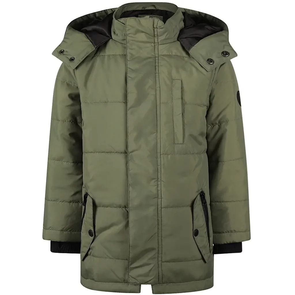 Winterjas parka (army green)