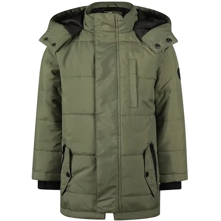 Winterjas parka (army green)