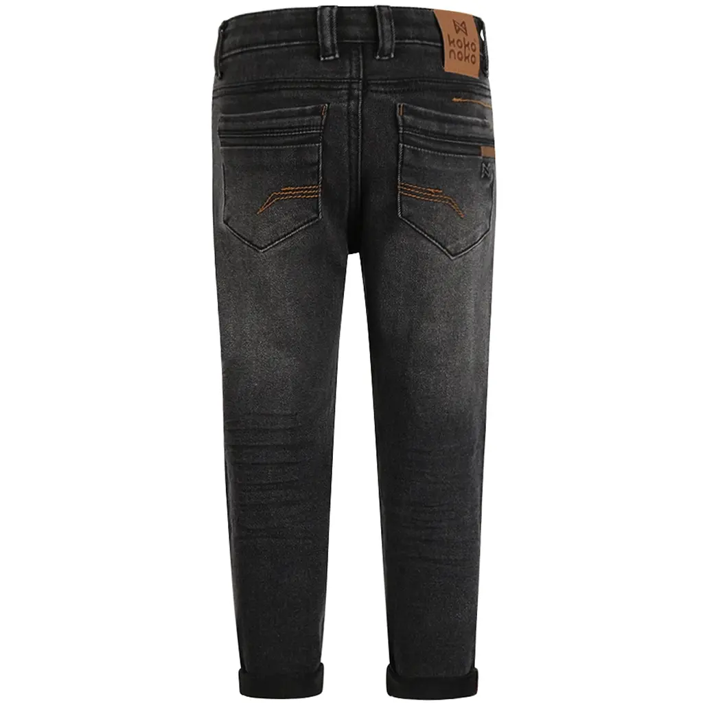 Spijkerbroek loose fit (black jeans)